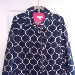 Charter club jacket, L, excellent condition, blue